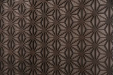 【オーダー注文・受注生産商品】ラフジュ工房オリジナル　両面ガラス　麻の葉紋様の組子が上品な印象を高める衝立(つい立て、仕切り、パーテーション)