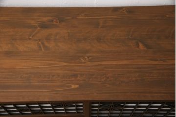 【オーダー注文・受注生産商品】ラフジュ工房オリジナル　レーザー組子入り　組子模様が和の風情漂わせるローボード(収納棚、キャビネット、テレビ台、テレビボード)