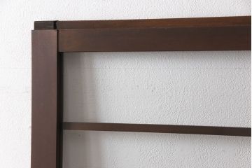 【オーダー注文・受注生産商品】ラフジュ工房オリジナル　レトロな雰囲気あふれるガラス戸2枚セット(引き戸、建具)