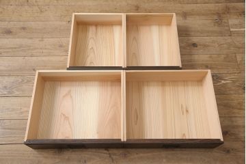 【オーダー注文・受注生産商品】ラフジュ工房オリジナル　大正ロマンな佇まいが魅力的な収納棚(戸棚、サイドキャビネット、食器棚、ブックケース)