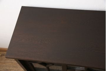 【オーダー注文・受注生産商品】ラフジュ工房オリジナル　大正ロマンな佇まいが魅力的な収納棚(戸棚、サイドキャビネット、食器棚、ブックケース)