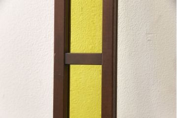 【オーダー注文・受注生産商品】ラフジュ工房オリジナル　大正ロマン風のレトロな雰囲気漂うガラス窓3枚セット(引き戸、ガラス戸、建具)