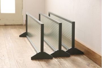 【オーダー注文・受注生産商品】ラフジュ工房オリジナル　デザイン性と機能性に優れた卓上パーテーション3枚セット(間仕切り、衝立て、つい立て、衝い立て)