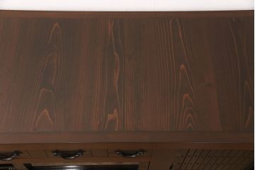 【オーダー注文・受注生産商品】ラフジュ工房オリジナル　特大サイズ!上質な和の空間を演出する7尺水屋箪笥(サイドボード、サイドキャビネット、収納棚、戸棚、カウンター。食器棚)