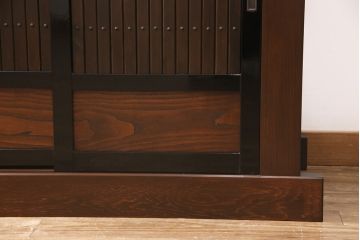 【オーダー注文・受注生産商品】ラフジュ工房オリジナル　特大サイズ!上質な和の空間を演出する7尺水屋箪笥(サイドボード、サイドキャビネット、収納棚、戸棚、カウンター。食器棚)