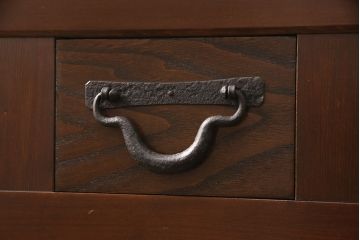 【オーダー注文・受注生産商品】ラフジュ工房オリジナル　特大サイズ!上質な和の空間を演出する7尺水屋箪笥(サイドボード、サイドキャビネット、収納棚、戸棚、カウンター。食器棚)