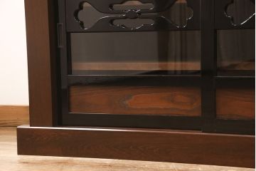 【オーダー注文・受注生産商品】ラフジュ工房オリジナル　特大サイズ!上質な和の空間を演出する7尺水屋箪笥(サイドボード、サイドキャビネット、収納棚、戸棚、カウンター。食器棚)