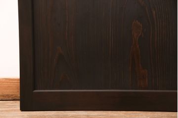 【オーダー注文・受注生産商品】ラフジュ工房オリジナル　大正ロマン風のレトロな雰囲気漂うガラスドア1枚(ガラス扉、建具)