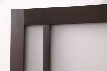 【オーダー注文・受注生産商品】ラフジュ工房オリジナル　大正ロマン風のレトロな雰囲気漂うガラスドア1枚(ガラス扉、建具)