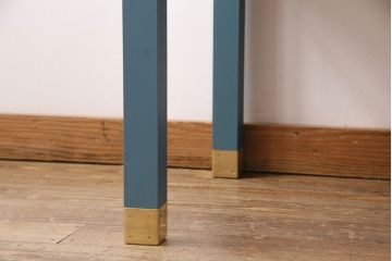 【オーダー注文・受注生産商品】ラフジュ工房オリジナル　ターコイズブルーが空間のアクセントになる60マスの収納棚(ハンカチ什器、店舗什器、キャビネット、オープンラック)