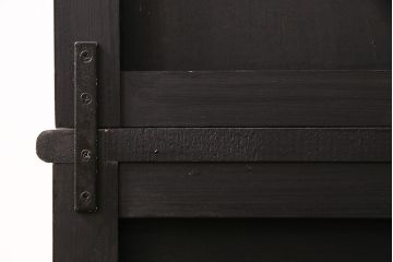 【オーダー注文・受注生産商品】ラフジュ工房オリジナル　背面がイエローカラーで個性の光るガラスケース(戸棚、ガラスキャビネット、収納棚、飾り棚、カップボード、陳列棚、店舗什器)