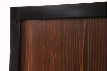 【オーダー注文・受注生産商品】ラフジュ工房オリジナル　凛とした雰囲気漂うガラス帯戸2枚セット(引き戸、板戸、建具)