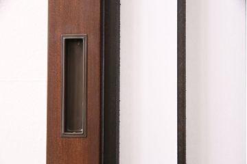 【オーダー注文・受注生産商品】ラフジュ工房オリジナル　大正ロマンの雰囲気漂う菱形模様の組子入り障子戸1枚(引き戸、格子戸、建具)