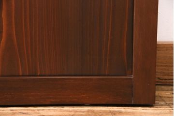 【オーダー注文・受注生産商品】ラフジュ工房オリジナル　大正ロマンの雰囲気漂う菱形模様の組子入り障子戸1枚(引き戸、格子戸、建具)