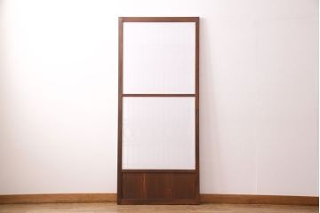 【オーダー注文・受注生産商品】ラフジュ工房オリジナル　大正ロマンの雰囲気漂う菱形模様の組子入り障子戸1枚(引き戸、格子戸、建具)