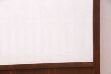 【オーダー注文・受注生産商品】ラフジュ工房オリジナル　大正ロマンの雰囲気漂う菱形模様の組子入り障子戸1枚(引き戸、格子戸、建具)