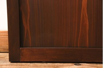 【オーダー注文・受注生産商品】ラフジュ工房オリジナル　大正ロマンの雰囲気漂う菱形模様の組子入り障子戸1枚(引き戸、格子戸、建具)