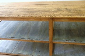 アンティーク家具　特大!古い工場の横長作業台