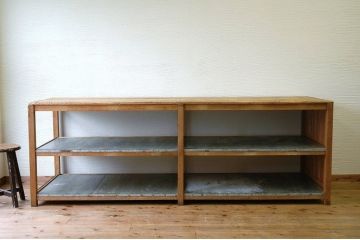 アンティーク家具　特大!古い工場の横長作業台
