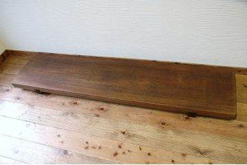 アンティーク家具　古い木の重厚な一枚板裁ち板