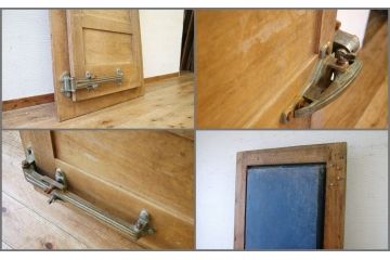 珍品!古い冷蔵室ドア1