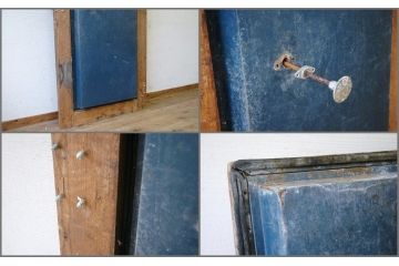 珍品!古い冷蔵室ドア1