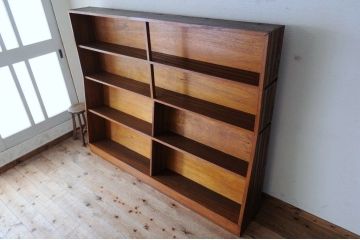 アンティーク家具　特大!!古い学校の大きな本棚6