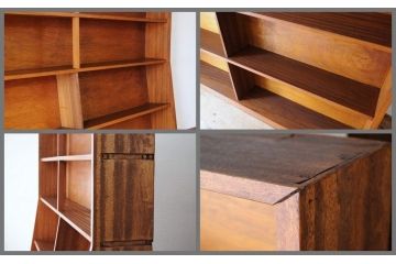 アンティーク家具　特大!!古い学校の大きな本棚6