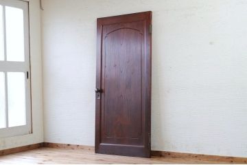 高級品!古い欅材の一枚板ドア1