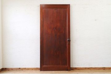 高級品!古い欅材の一枚板ドア1