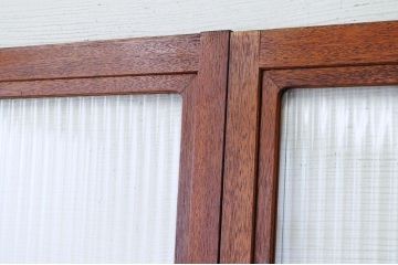 極上美品!特大モールガラス1枚板の引き戸4枚セット
