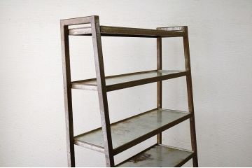 アンティーク家具　古い花屋のアイアンラック