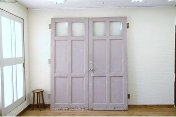 ◆特大!ペンキの剥げた大きな扉一対