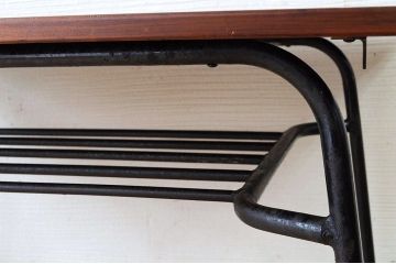 レトロ家具　★古い鉄脚のレトロなテーブル7