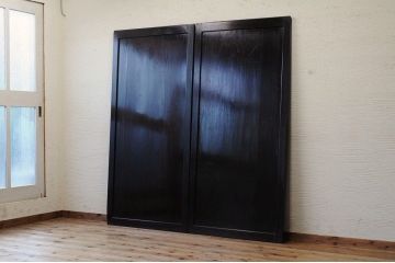 ★明治時代　旧家の帯戸2枚セット5