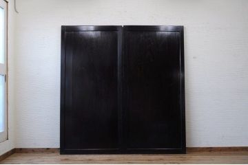 ★明治時代　旧家の帯戸2枚セット5
