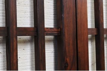 大正〜昭和時代　時代格子戸4枚セット