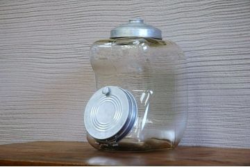 アンティーク雑貨　珍品希少!古いタバコ屋のレトロなガラスビン7