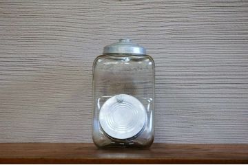 アンティーク雑貨　珍品希少!古いタバコ屋のレトロなガラスビン7