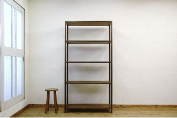 アンティーク家具　★重厚なアイアン陳列棚