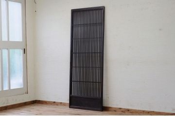 腰板欅玉杢の時代格子戸1枚