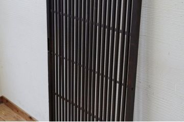 腰板欅玉杢の時代格子戸1枚
