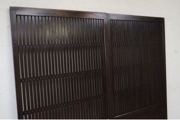 ★古い商家の時代格子戸2枚セット
