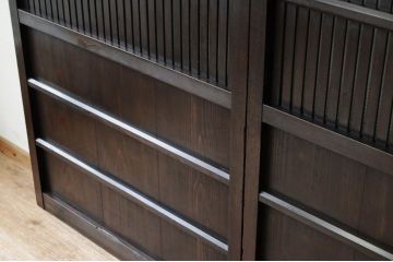 ★古い商家の時代格子戸2枚セット