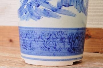 アンティーク雑貨　美品!時代植木鉢2個セット