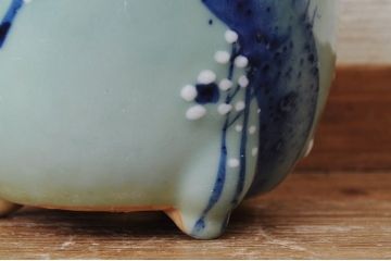 アンティーク雑貨　美品!時代植木鉢2個セット