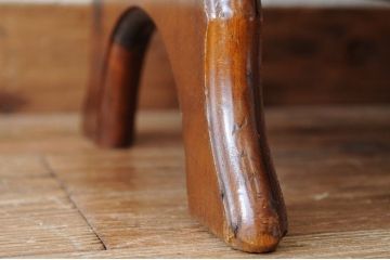 アンティーク家具　古いカリモクマガジンラック