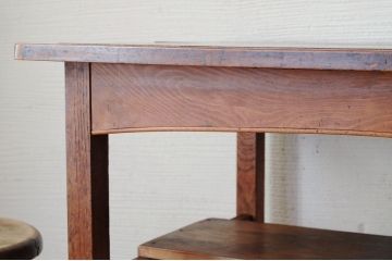 ★古い雑貨屋のレトロな作業台
