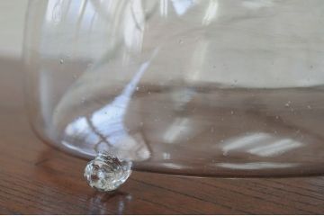 アンティーク雑貨　未使用品　古いガラスのハエ取り2個セット1