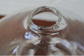 アンティーク雑貨　未使用品　古いガラスのハエ取り2個セット1